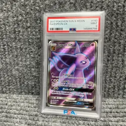 PSA 9 MINT Espeon GX 140/149 Full Art 2017 Pokemon Sun & Moon Base Pokemon Card - Image 1