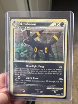 Pokemon Umbreon Cracked Ice Holo 010/090 Deck Exclusives Card 2010 - Image 5