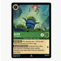Disney Lorcana Wilds Unknown Alien Toy Story Set of 3 NM Cards - Image 2