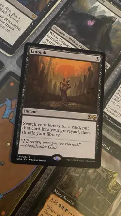 Magic The Gathering Entomb Ultimate Masters Regular Card Near Mint - Image 1