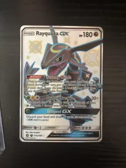 Pokemon TCG Shiny Rayquaza GX Promo Card 177a/168 Hidden Fates NM - Image 3