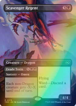 MTG - Scavenger Regent - Foil Borderless - TDM 0379 - Tarkir Dragonstorm - Rare - Image 1