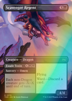 MTG - Scavenger Regent - Foil Borderless - TDM 0379 - Tarkir Dragonstorm - Rare - Image 2