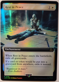 MTG - Rest in Peace - Foil Extended Art - ACR 0156 - Assassin's Creed - Rare - Image 1