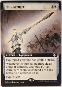 MTG - Holy Avenger - Extended Art - AFR 275 Adventures in Forgotten Realms Rare - Image 1