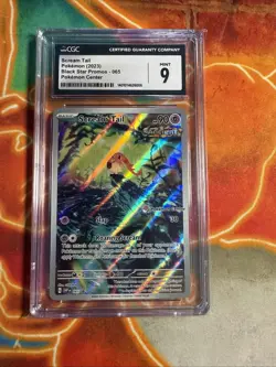 Scream Tail #065 Scarlet & Violet Black Star Pokemon Center Stamped Promo CGC 9 - Image 1