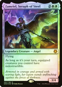 MTG - Zamriel, Seraph of Steel - Foil - Game Night - Magic the Gathering - Image 1