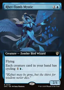 x1 Rhet-Tomb Mystic - Extended Art R MTG Commander: Aetherdrift M/NM, English - Image 1