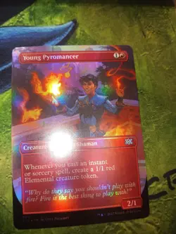 Young Pyromancer (Borderless) 364 Double Masters 2022 Foil NM - Image 1