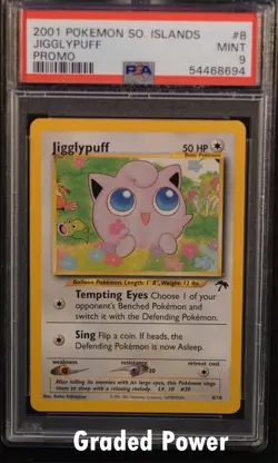 Southern Islands Jigglypuff PSA 9 (8694) 8/18 Pokemon - Image 1