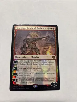 Foil Chandra, Torch of Defiance SDCC 2017 Promo NM - MTG Magic the Gathering - Image 1