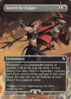 Search for Dagger (Borderless) 459 FIC Commander: FINAL FANTASY R Foil - Image 1