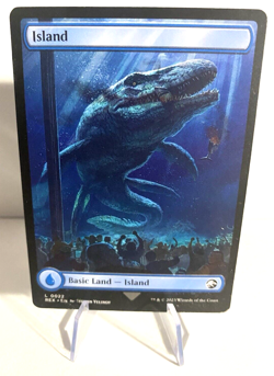 Island Double Sided Universes Beyond Jurassic World MTG (REX, 0022) Near Mint! - Image 1