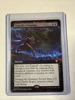 MTG Tegwyll’s Scouring (Extended Art) Commander: Wilds of Eldraine Regular - Image 1