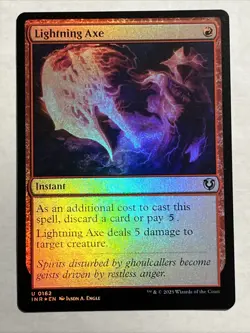 Lightning Axe Innistrad Remastered Foil - Image 1