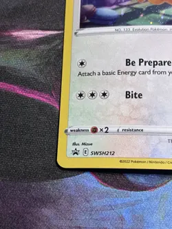 Eevee SWSH212: Sword & Shield Promo Card Holo Pokemon Card - Image 5