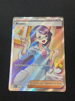 Fennel 162/086 - Pokemon SV: Black Bolt - Full Art - NM - Image 3
