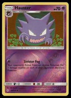 Haunter 69/214 Uncommon Unbroken Bonds Pokemon Reverse Holo Near Mint - Image 1