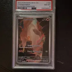 The Pokemon Company Pokemon TCG Charmander Illustration Rare Holo 168/165 SV151 - Image 1