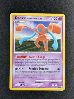 [MP] Pokemon Deoxys Defense Forme Rare Regular Legends Awakened 25/146 - Image 1