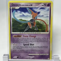 Pokemon T CG - Deoxys Speed Forme 26/146 Legends Awakened Regular - LP - Image 1