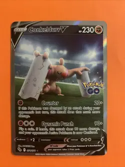 Conkeldurr V 074/078 (Alternate Full Art) Pokemon GO - Image 1