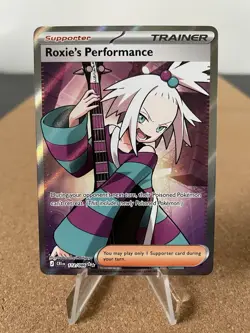 Roxie's Performance 112/086 ME04: Chaos Rising NM Pokemon TCG Ultra Rare - Image 1