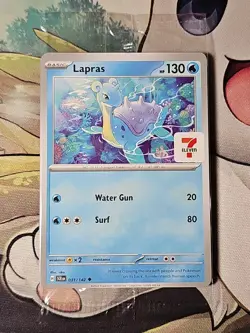 Pokemon Scarlet & Violet Stellar Crown 7-11 Promo Lapras Sealed U.S. Seller TCG - Image 1