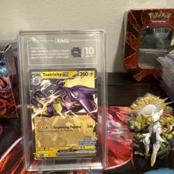 Pokemon Toxtricity ex 215 Scarlet & Violet Promo EX Illustration TAG 10 - Image 1