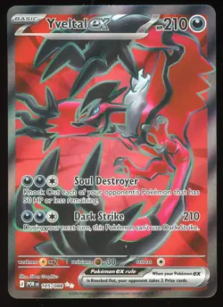 Pokemon Yveltal EX 105/088 Evolutions Holo Ultra Rare HP210 English TCG - Image 1