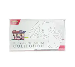 Pokemon TCG 151 MEW EN Ultra Premium Collection Box SEALED UPC W/ Acrylic Case - Image 1