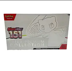 Pokemon TCG 151 MEW EN Ultra Premium Collection Box SEALED UPC W/ Acrylic Case - Image 2