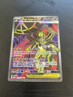 Mega Zygarde ex 104/088 Me03: Perfect Order Holo Pokemon - Image 1