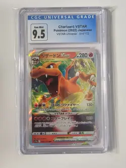 CHARIZARD VSTAR 2022 Pokemon Japanese VSTAR Universe #014/172 CGC 9.5-10 - Image 1