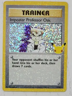 Pokemon TCG Imposter Professor Oak 73/102 Celebrations: Classic Collection - Image 1