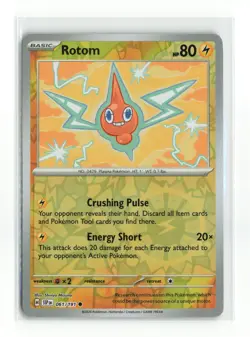 ROTOM 061/191 SURGING SPARKS REVERSE HOLO POKEMON TCG NM-LP - Image 1