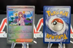 LACEY 114/131 POKE BALL REVERSE HOLO PRISMATIC EVOLUTIONS POKEMON TCG NM - Image 3