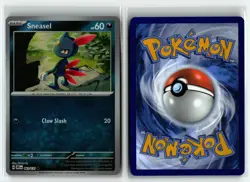 SNEASEL 061/131 PRISMATIC EVOLUTIONS POKE BALL REVERSE HOLO POKEMON TCG NM - Image 3