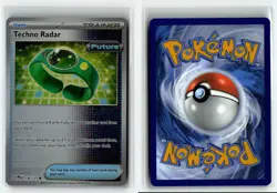TECHNO RADAR 130/131 PRISMATIC EVOLUTIONS POKE BALL REVERSE HOLO POKEMON TCG NM - Image 3