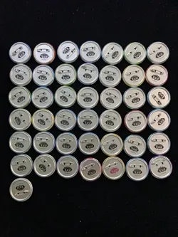 2025 Pokemon S-Chinese Gem Pack Badge Glaceon Flareon Holo Lot*43 PC46 - Image 2