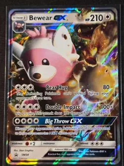 Bewear GX SM34 Sun & Moon Promos Ultra Rare NM Pokemon TCG - Image 1