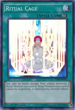 Ritual Cage - THSF-EN055 - Super Rare - Unlimited Edition - Lightly Played - Image 1
