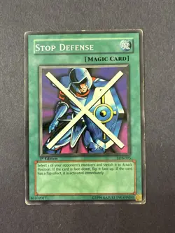 Yugioh Stop Defense LOB-095 Unlimited The Legend of Blue Eyes White Dragon - Image 3
