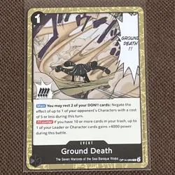 2026 One Piece Azure Sea's Seven Ground Death Rare #OP14-096 - Image 1