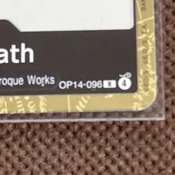 2026 One Piece Azure Sea's Seven Ground Death Rare #OP14-096 - Image 3