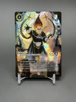 Disney Lorcana Wilds Unknown Enchanted Foil Syndrome Out For Revenge 238/204 - Image 1