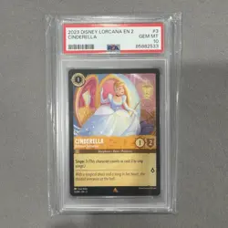Disney Lorcana Chapter 2 Cinderella Ballroom Sensation 3/204 Gem Mint PSA 10 - Image 1