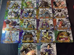 One Piece Set of 18 Collectible Character Anime SSR Cards CCG UR Full Art - Image 1