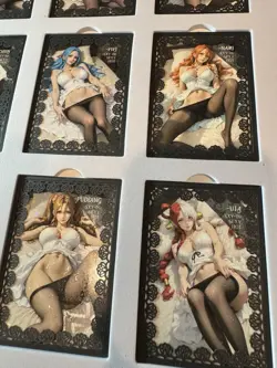 One Piece Full Set Numbered Cards Waifu Doujin Nami Hancock Robin Case Prize - Image 4