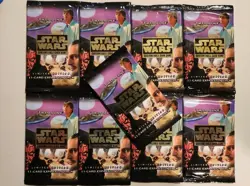 Star Wars CCG Tatooine Booster Pack x9 W/ Booster Box Decipher Customizable Card - Image 2